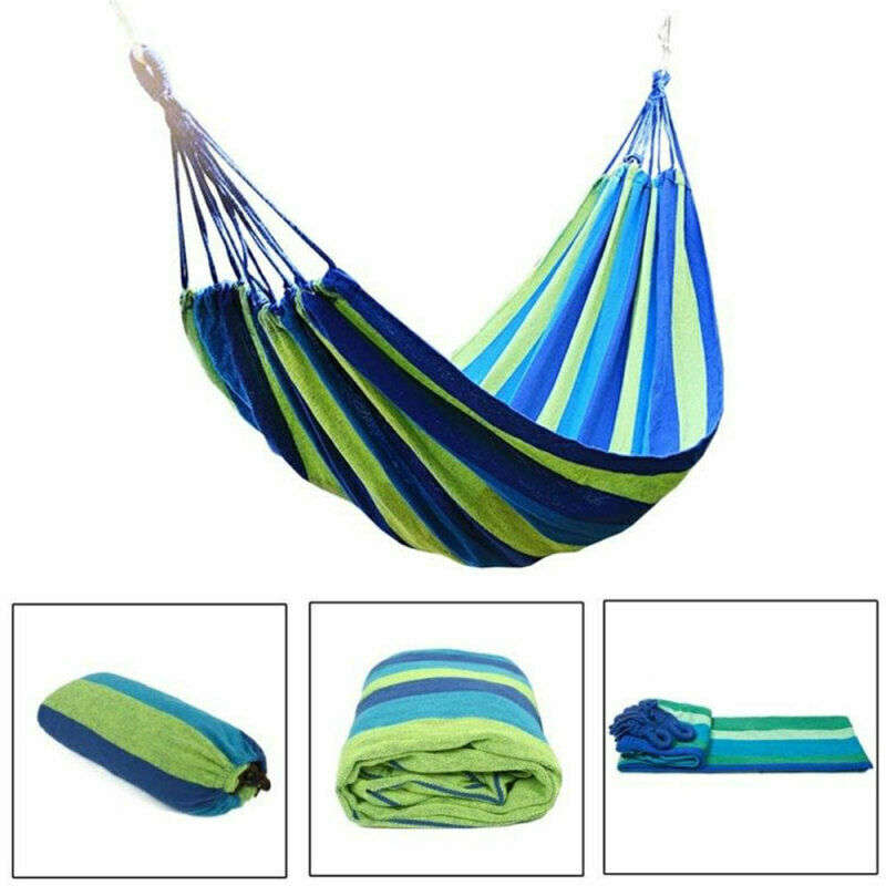 Convenient And Practical Portable Hammock Outdoor Hammock Garden Sports Home Travel Camping Swing Ca