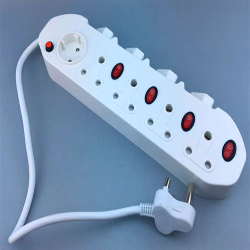 Convenient And Practical 9-Way Multi-Plug With Illuminated Switch