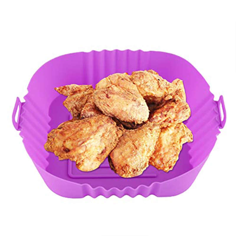 Convenient Silicone Air Fryer Mat Reusable Fryer Basket For Kitchen Oven Cookware