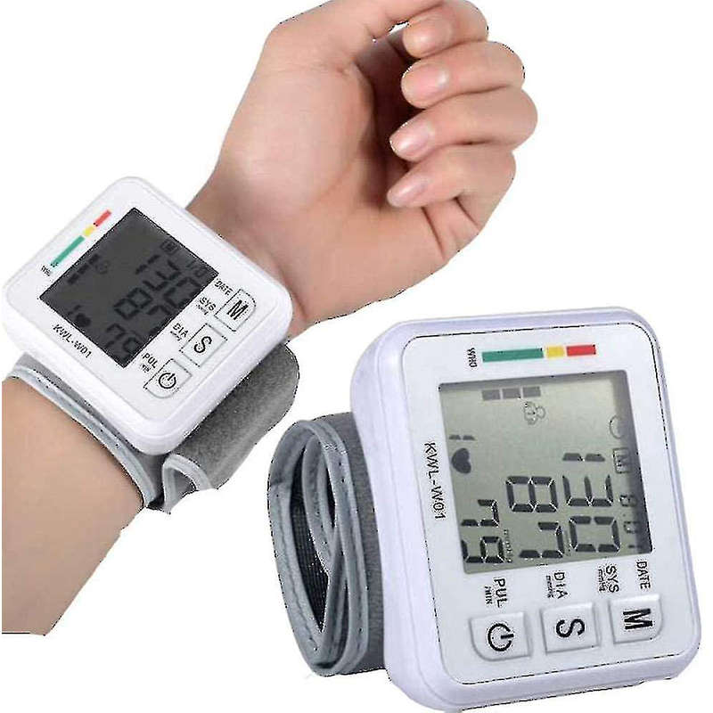 A Must-Have Wrist Blood Pressure Monitor For Home, Smart Electronic Blood Pressure Monitor