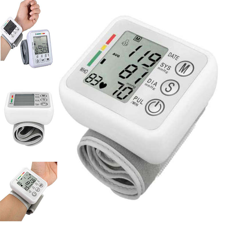 A Must-Have Wrist Blood Pressure Monitor For Home, Smart Electronic Blood Pressure Monitor