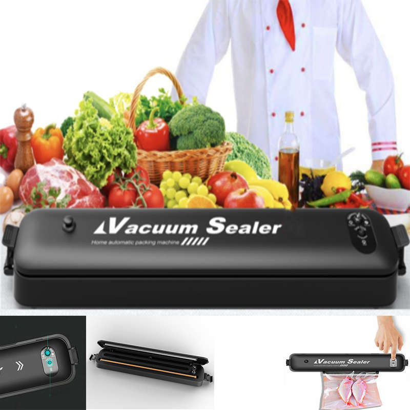 Convenient And Practical Electric Food Vacuum Sealer Bag Sealing Machine For Packaging Minimal Kitch