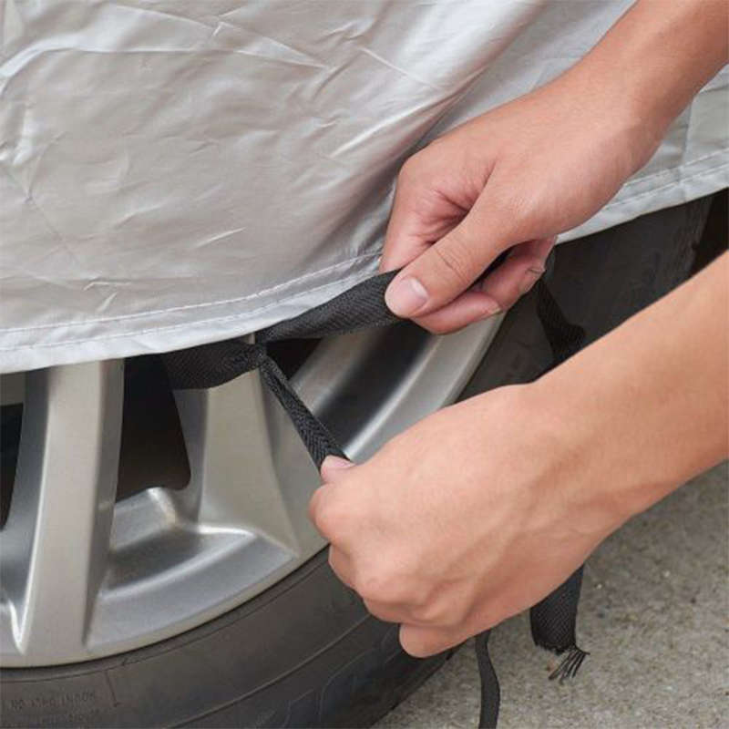 Convenient And Practical Nylon Car Cover With Sun Uv Rain Protection