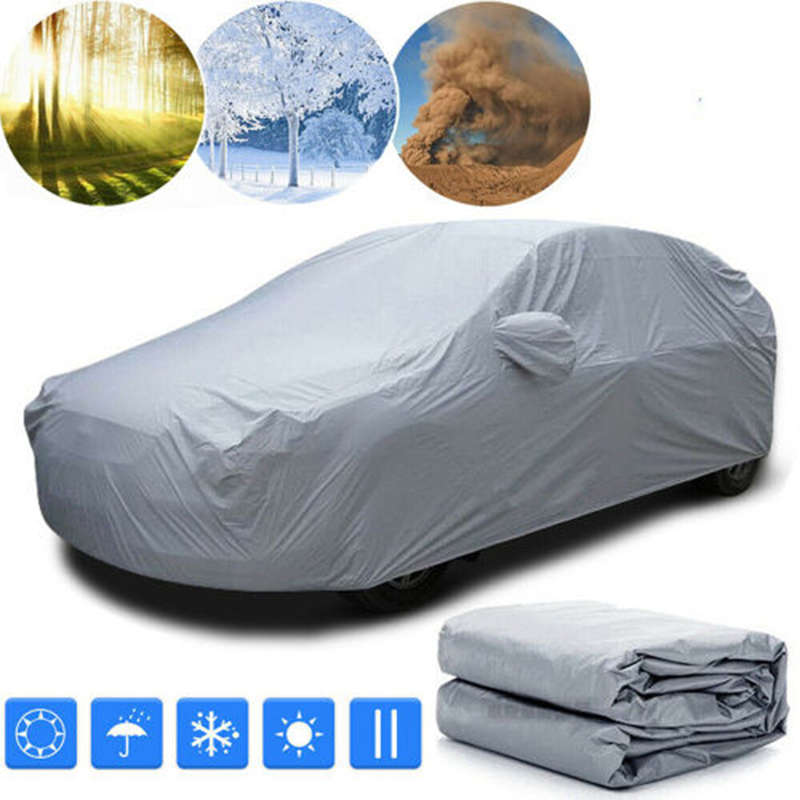 Convenient And Practical Nylon Car Cover With Sun Uv Rain Protection
