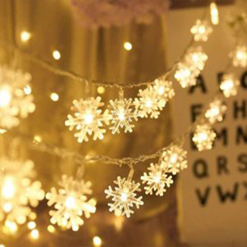 Convenient And Beautiful 5M Snowflake Light String Extended Warm White