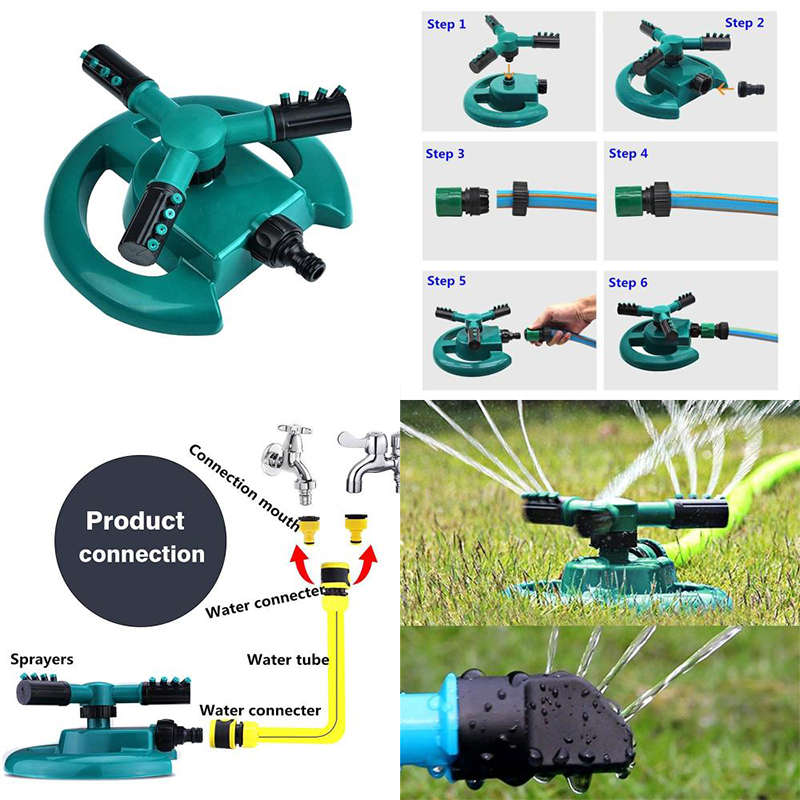 Convenient And Practical Lawn Sprinkler Garden Sprinkler Head Automatic Sprinkler 360 Rotation