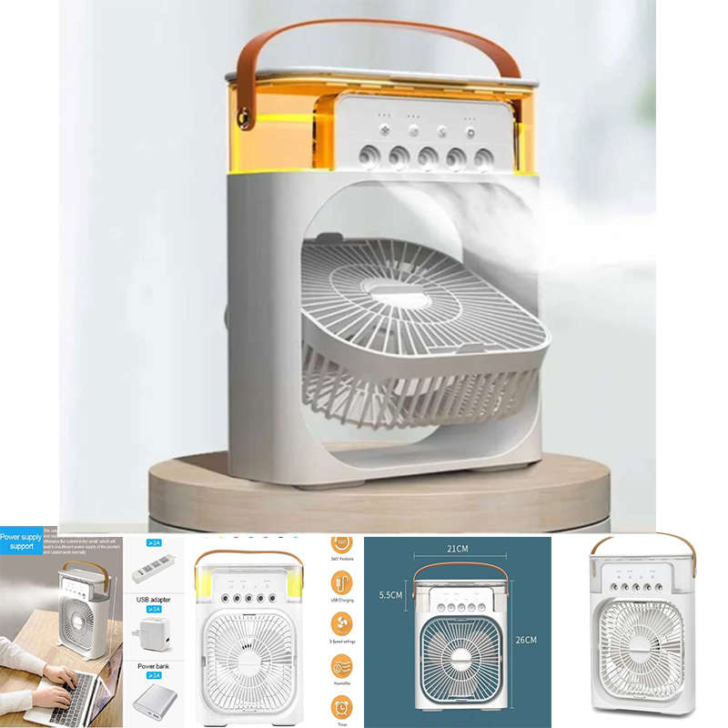 Convenient And Practical Sdfgh Air Cooler, Mini Fan, Water Fan, Spray Fan, Usb Fan, Portable Fan, Ai
