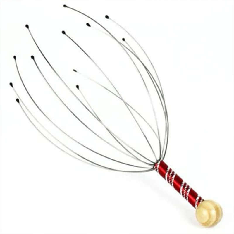 Convenient And Practical Octopus Head Massager Head Grabber Stimulates Body Circulation Massager