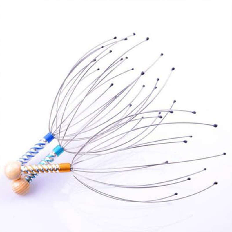 Convenient And Practical Octopus Head Massager Head Grabber Stimulates Body Circulation Massager