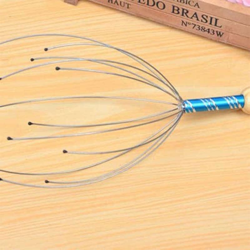Convenient And Practical Octopus Head Massager Head Grabber Stimulates Body Circulation Massager