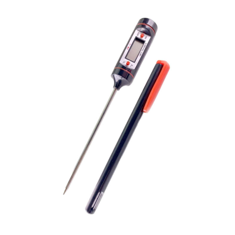Convenient Digital Food Thermometer Kitchen Tool With Stainless Steel Sensor Probe