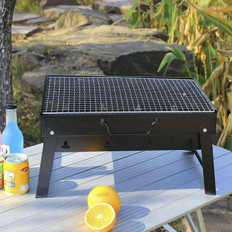 Convenient Bbq Grill Portable Camping Bbq Charcoal Outdoor Picnic Cooking Tool