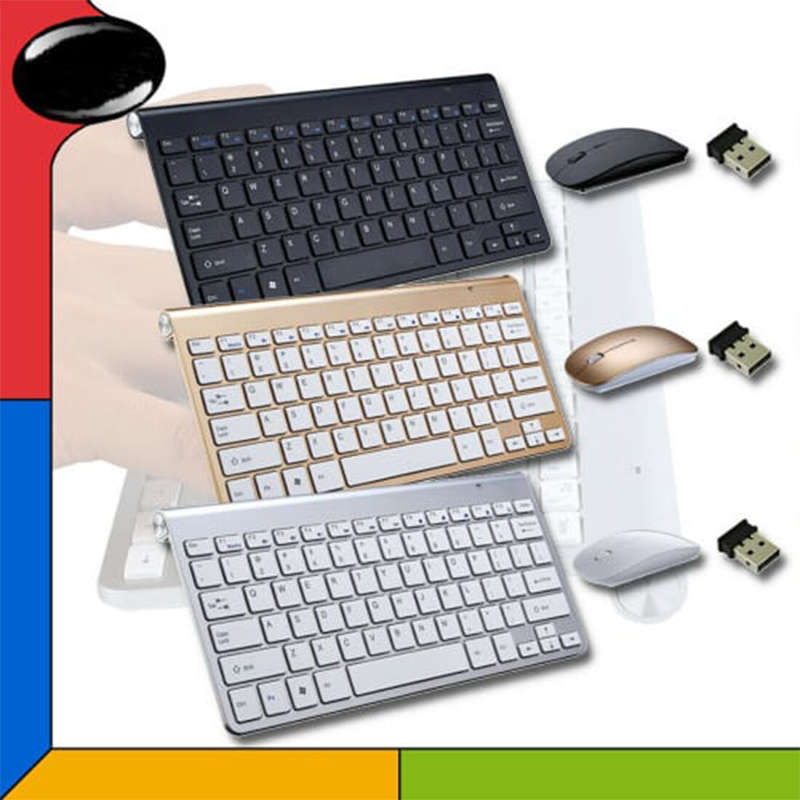 Convenient 2.4G Usb Wireless Mouse Set Smart Tv Style Computer Ultra-Thin Keyboard Mouse Gaming Keyb