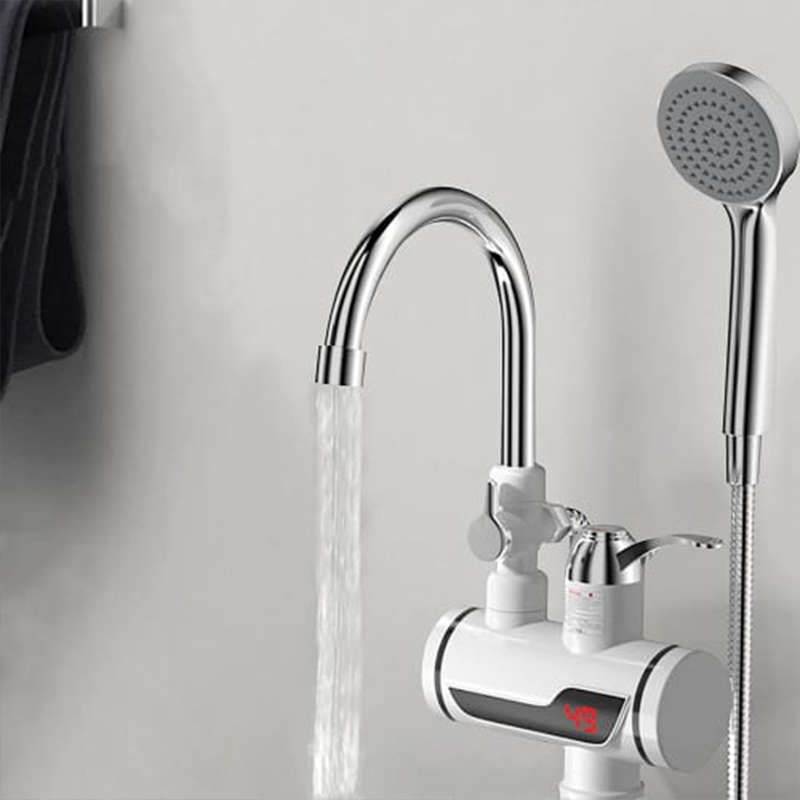 Convenient 110V Instant Electric Water Heater Kitchen Bathroom Digital Display Electric Faucet Jg-02