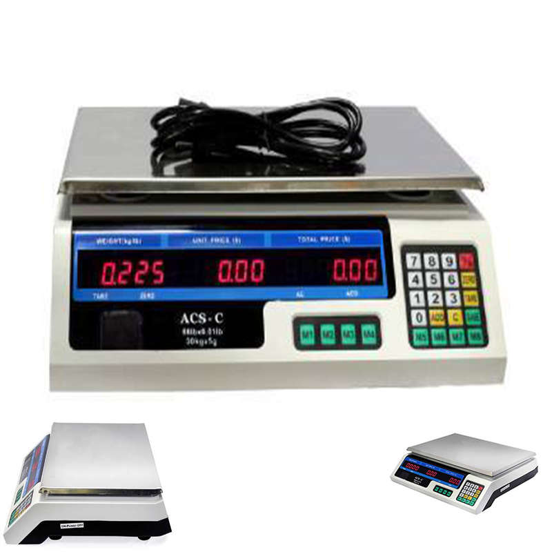 Convenient And Practical Digital Weight Scale 40kg Price Food Meat Scale Production