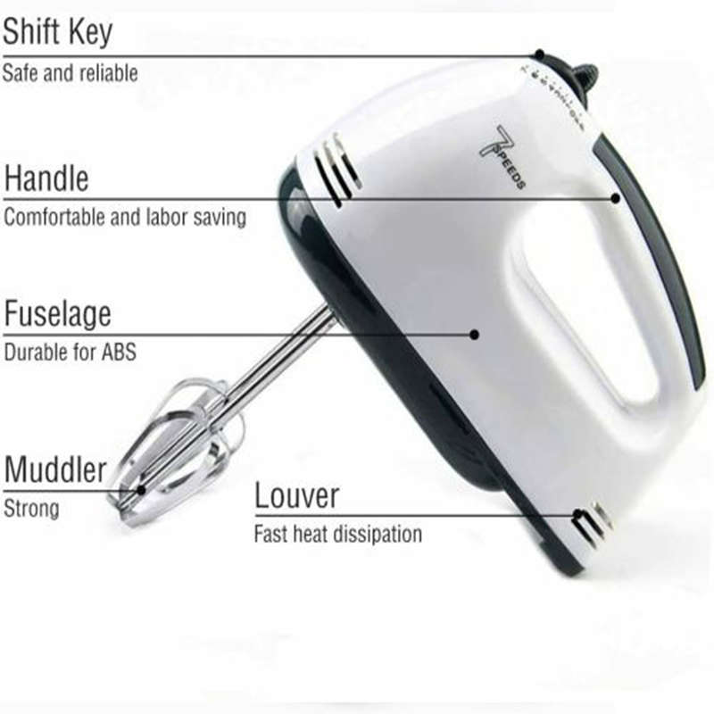 Convenient Scarlett Super Hand Mixer Is Easy To Hold And Has 7 Speed Settings