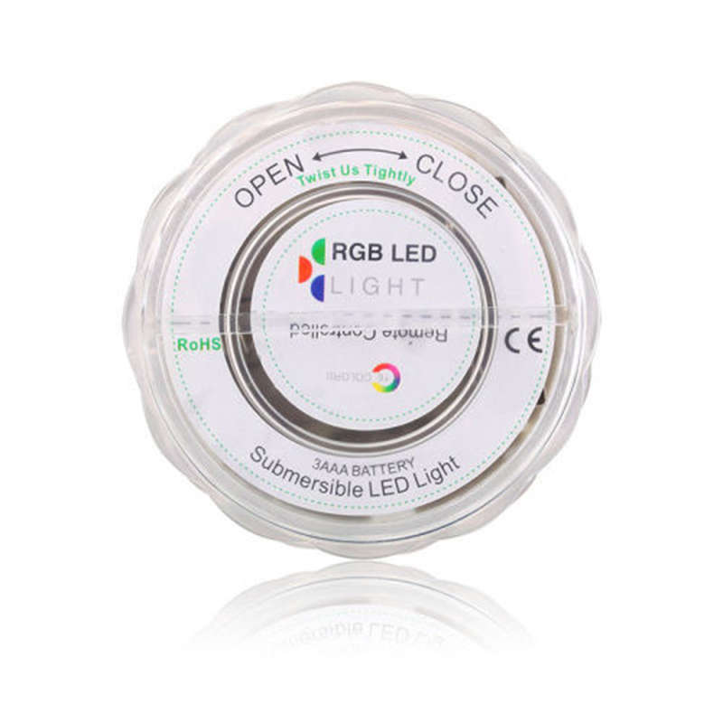 Convenient And Beautiful 10Led Rgb Submersible Waterproof Swimming Pool Wedding Party Vase Light + R