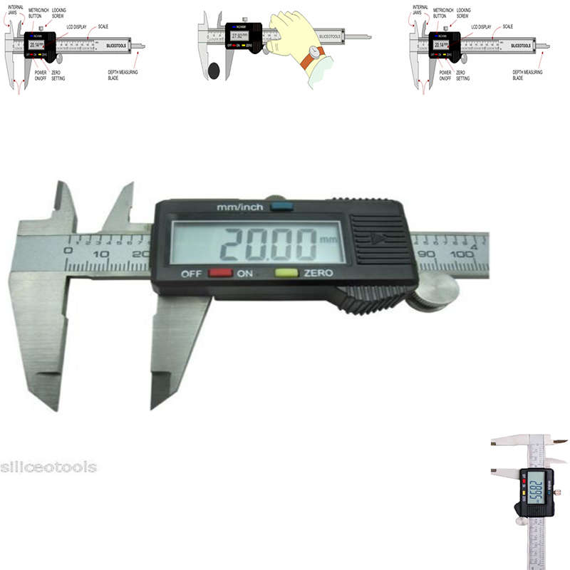 Convenient Vernier Caliper Accuracy 0-150mm 6-Inch Digital