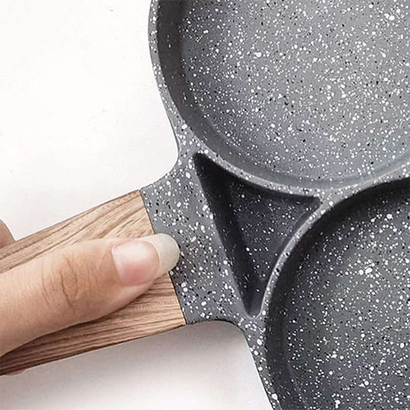 Convenient And Durable Non-Stick Four-Hole Omelette Pan, Frying Pan, Four-Hole Omelette Pan