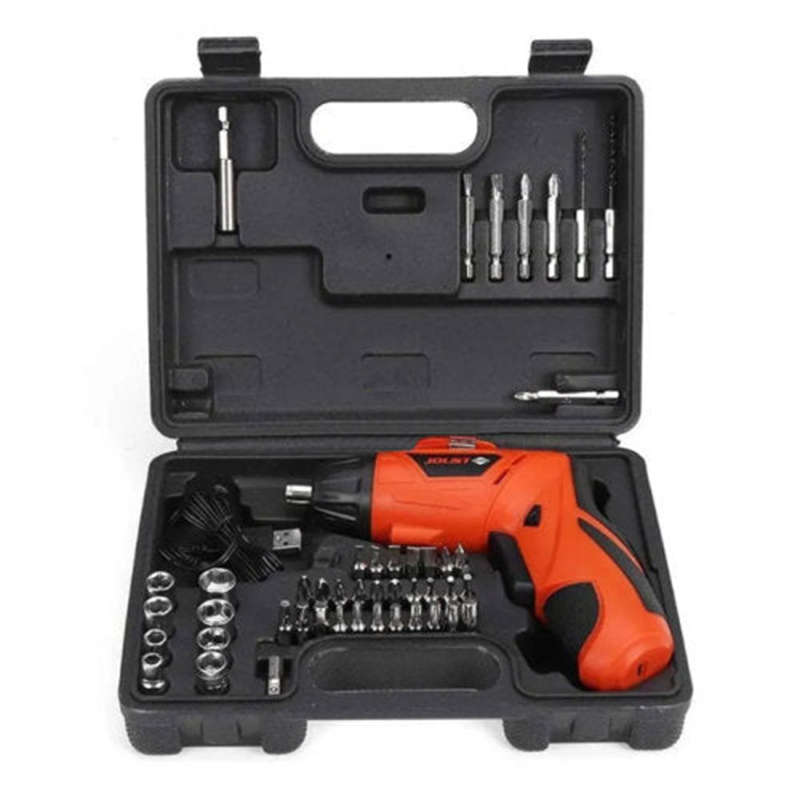 Convenient And Practical Household Electric Drill Repair Tool Set Usb Cable Rechargeable Combination