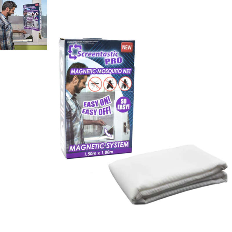 Convenient And Practical Magnetic Insect-Proof Mosquito Net For Windows