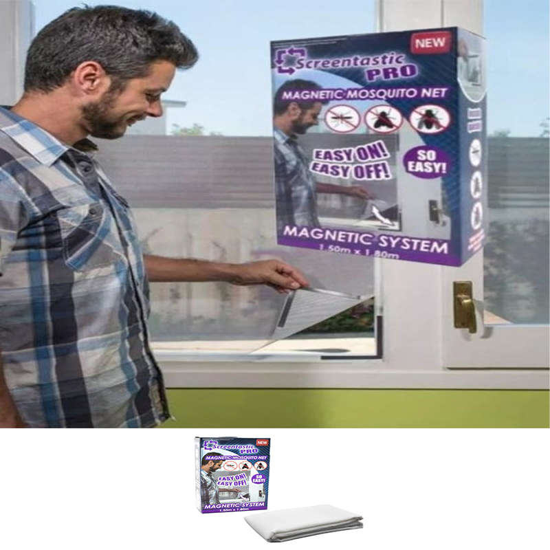 Convenient And Practical Magnetic Insect-Proof Mosquito Net For Windows