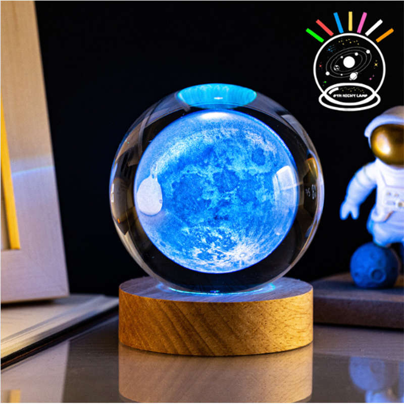 JG-D09 Convenient and beautiful crystal ball LED luminous night Light