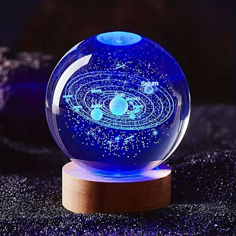 JG-D09 Convenient and beautiful crystal ball LED luminous night Light