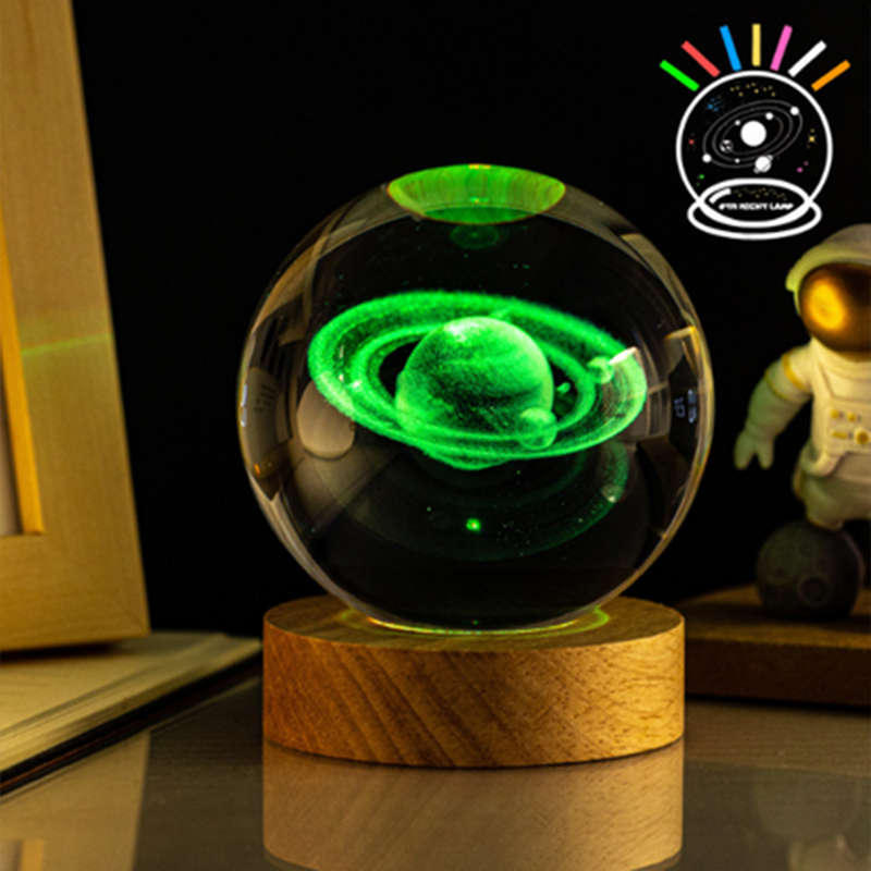 JG-D09 Convenient and beautiful crystal ball LED luminous night Light