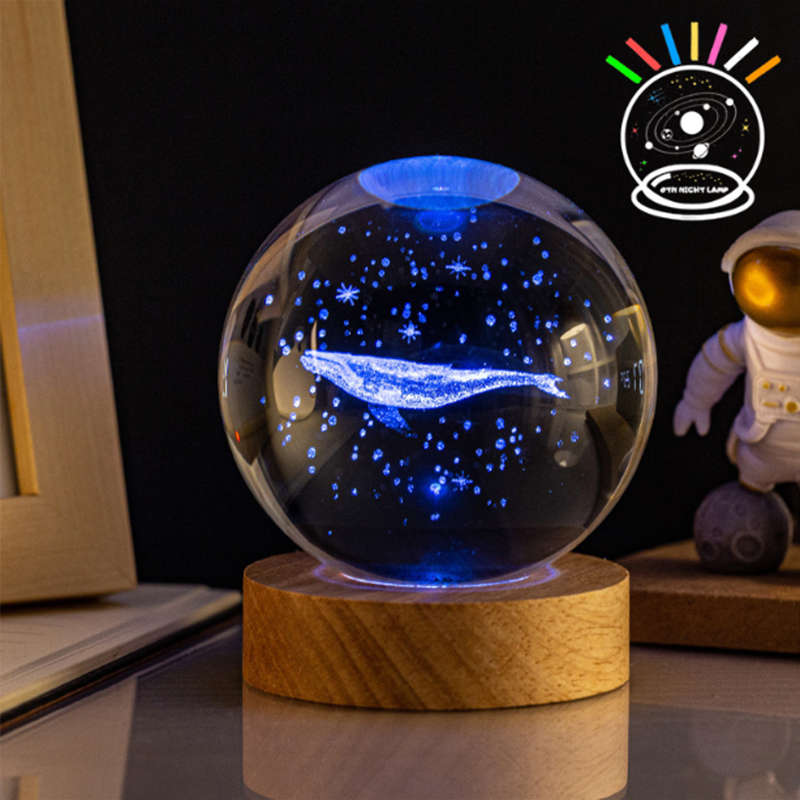 JG-D09 Convenient and beautiful crystal ball LED luminous night Light