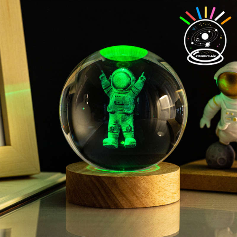 JG-D09 Convenient and beautiful crystal ball LED luminous night Light