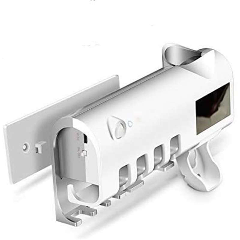Convenient Sterilizing Toothbrush Holder And Toothpaste Dispenser