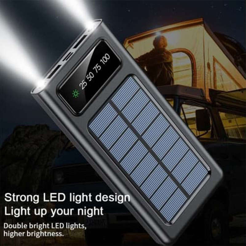 Multifunctional Solar Power Bank Portable Power External Battery Charger