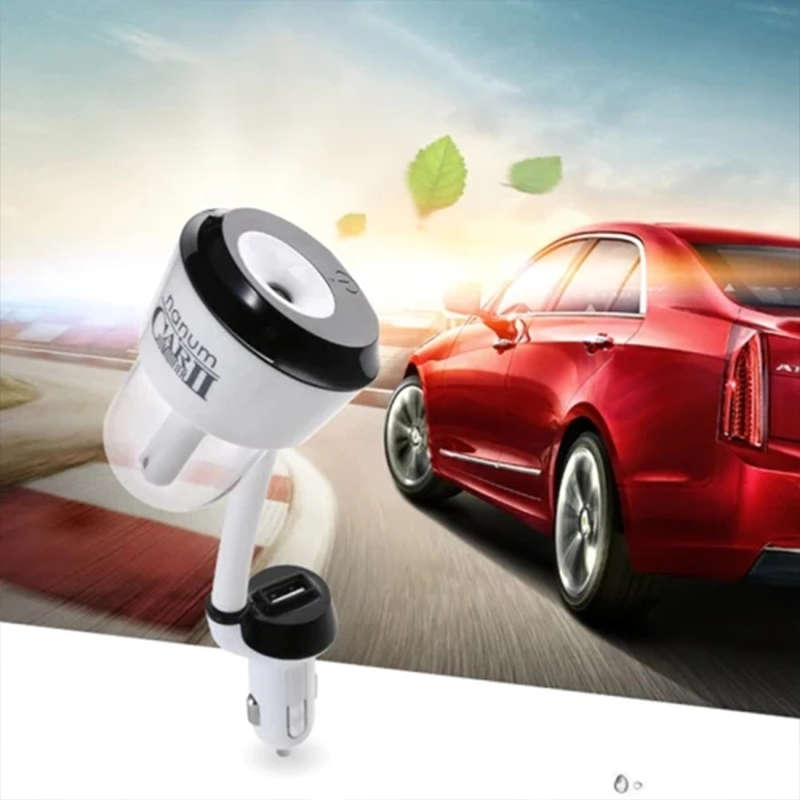 Essential Car Diffuser, Air Purifier, Silent Fog Machine, Car Humidifier, Essential Oil/Disinfectant