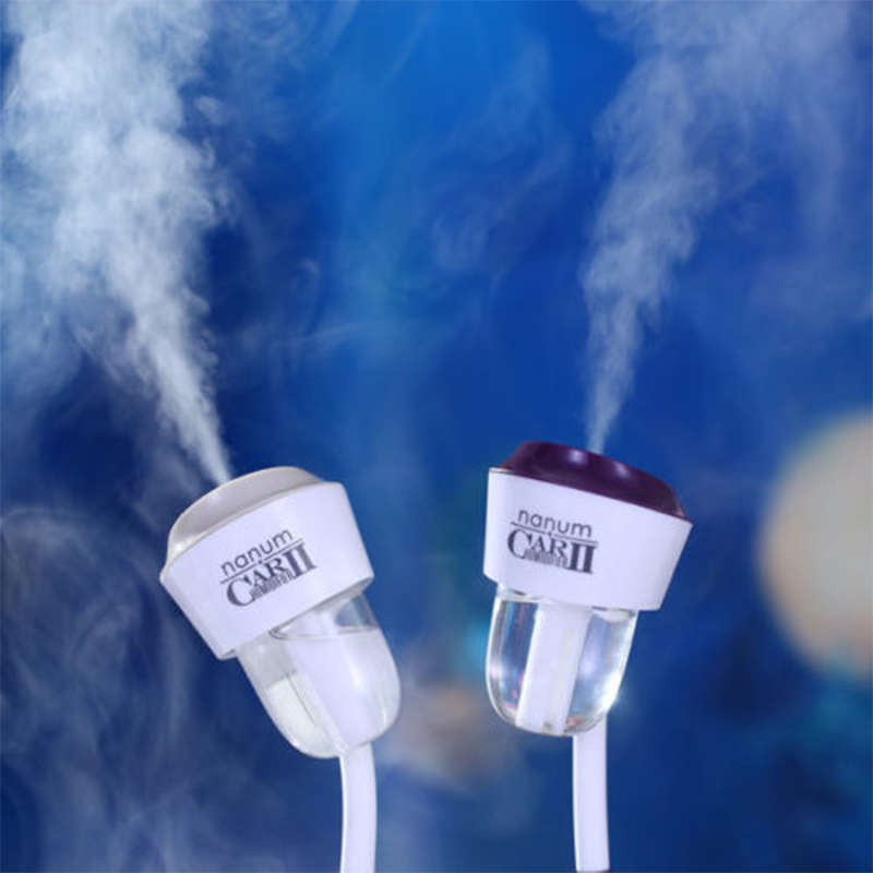 Essential Car Diffuser, Air Purifier, Silent Fog Machine, Car Humidifier, Essential Oil/Disinfectant