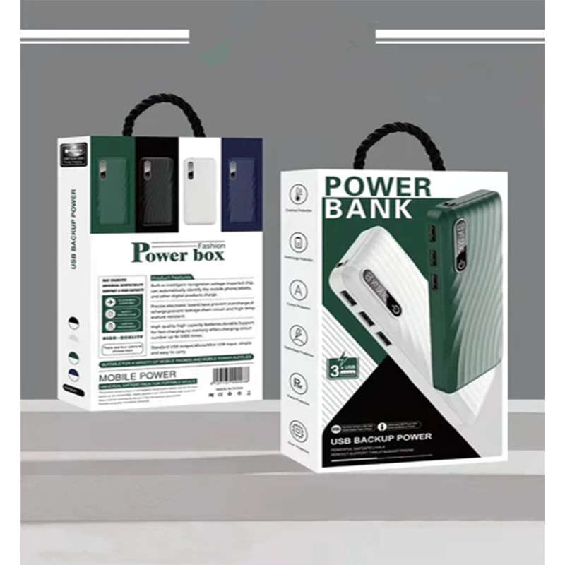 Exquisite And Convenient 3 Usb Portable Power Bank Mobile Phone Power Bank