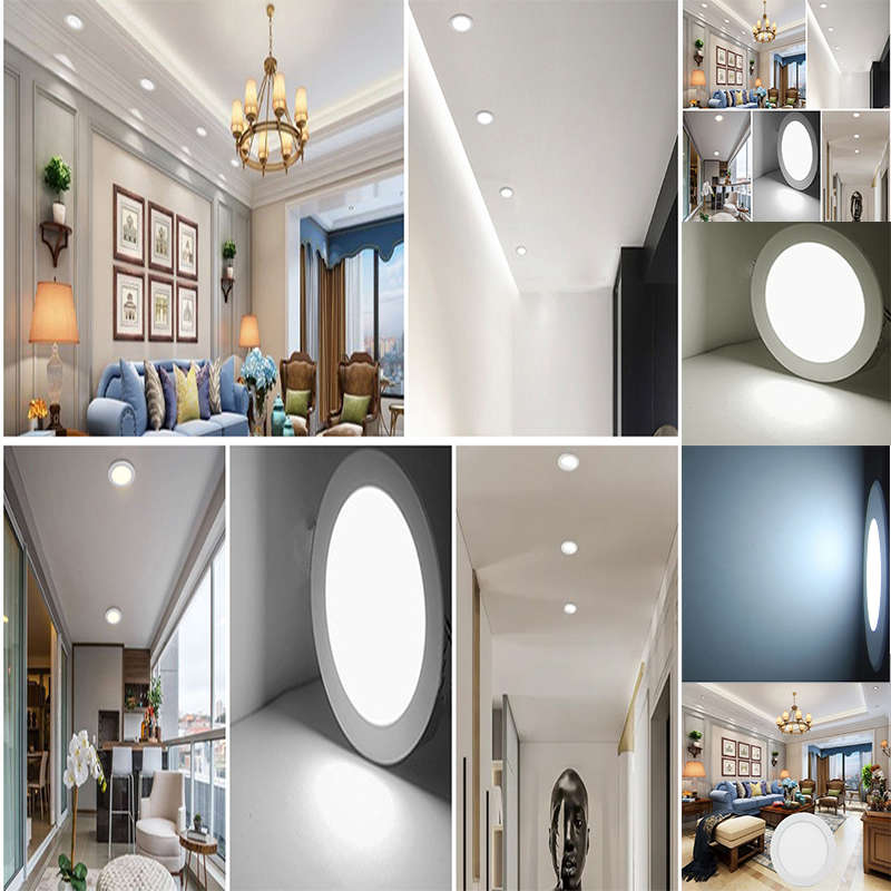 Affordable And Convenient 6W Panel Recessed Ceiling Light Downlight