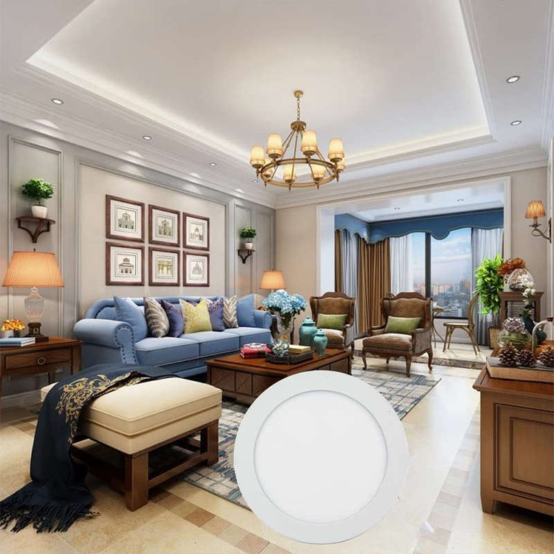 Affordable And Convenient 6W Panel Recessed Ceiling Light Downlight