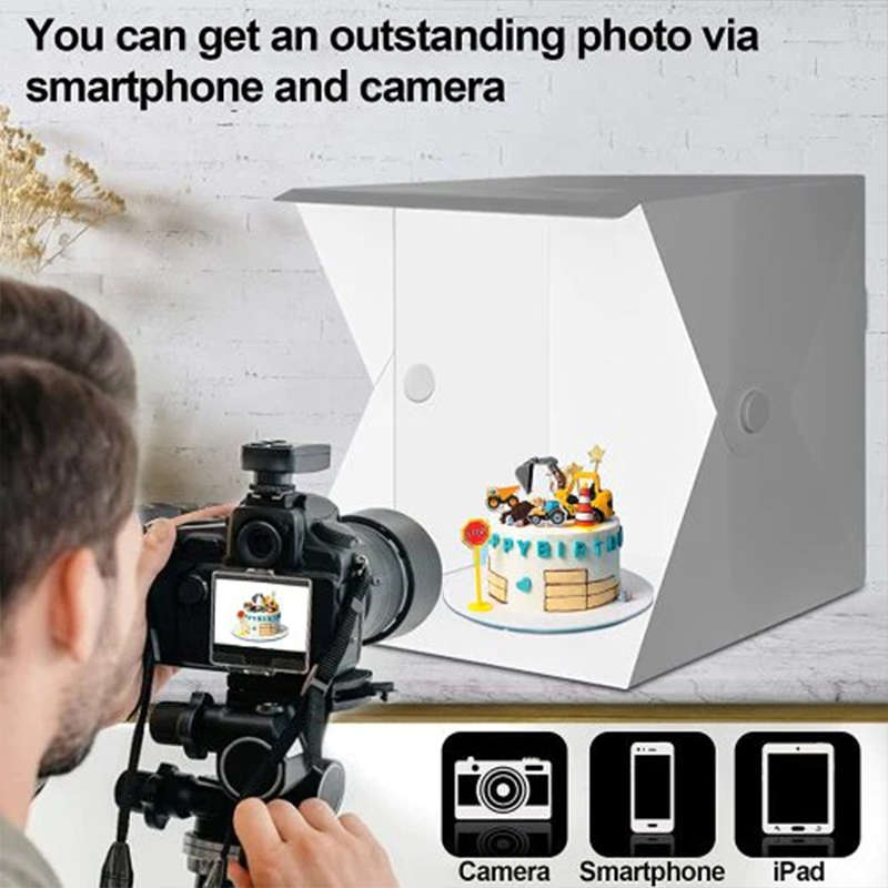Mini Photography Studio Kit Portable Usb Led Lighting