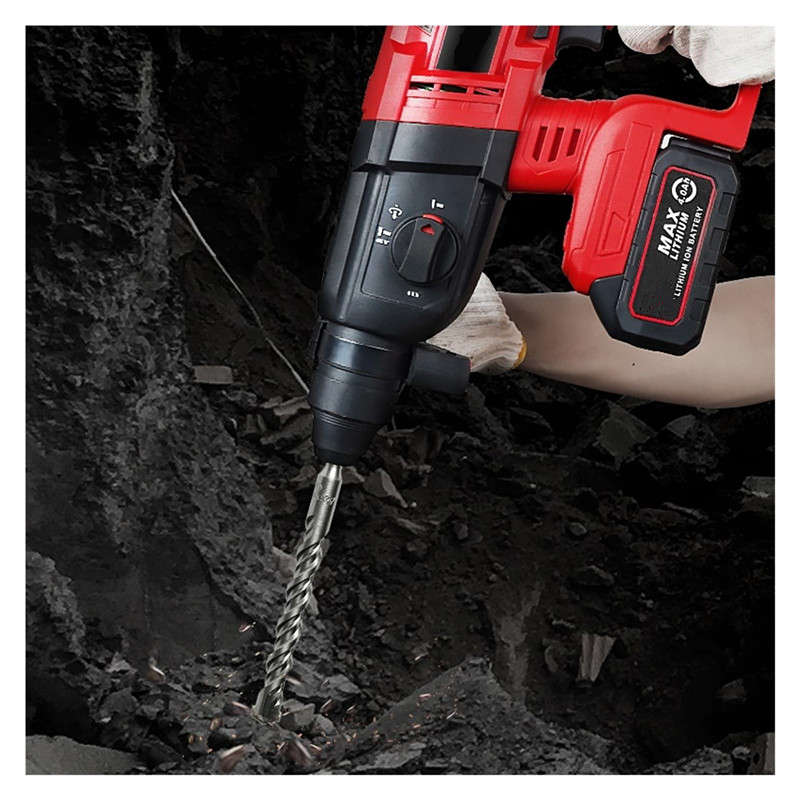 Electric Impact Drill Electric Hammer Brushless Motor Cordless Electric Hammer Electric Drill Pickax