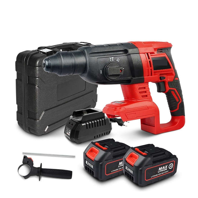 Electric Impact Drill Electric Hammer Brushless Motor Cordless Electric Hammer Electric Drill Pickax