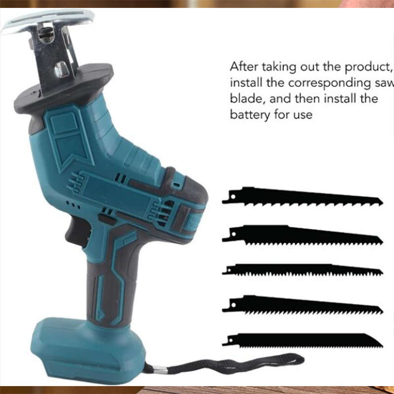 Brilliant Portable Chainsaw Compact, Cordless Reciprocating Saw With Blade For Pruning And Gardening