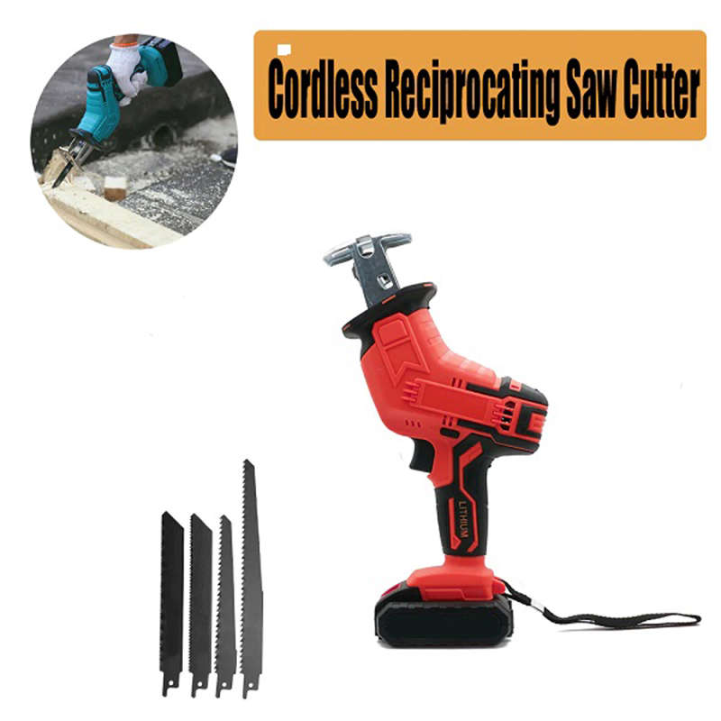 Brilliant Portable Chainsaw Compact, Cordless Reciprocating Saw With Blade For Pruning And Gardening