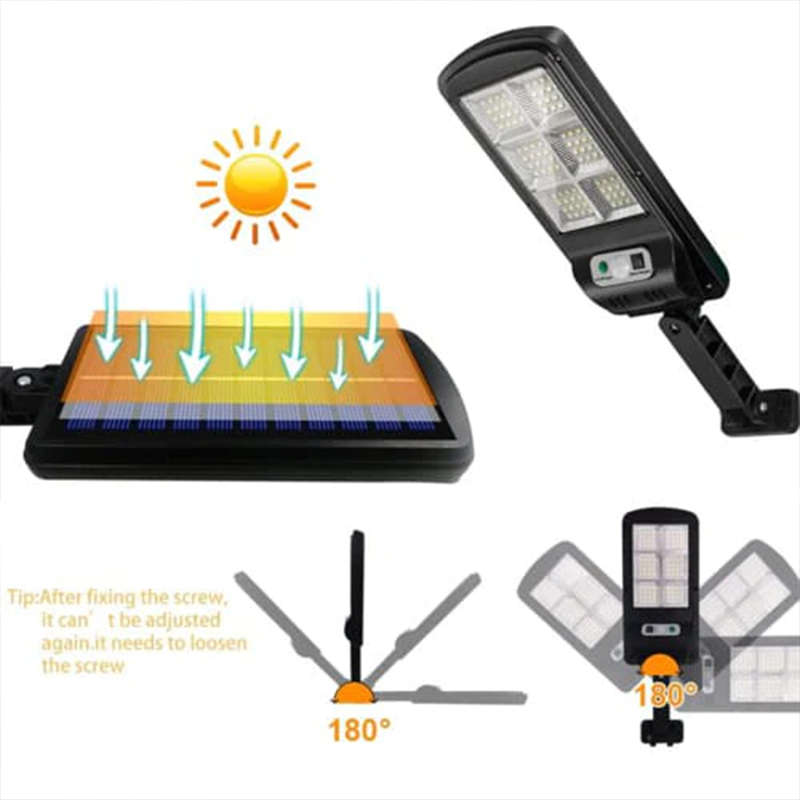 Exquisite Solar Street Light Outdoor Remote Control Security Solar Sensor Light