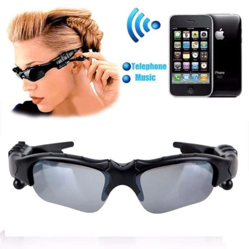 Exquisite Bluetooth Sunglasses Wireless Earphones Headset Hands-Free Cell Phone With Microphone
