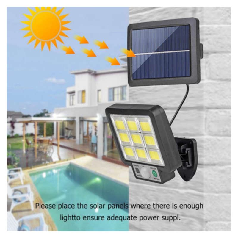 Exquisite Led Split Solar Wall Light Outdoor Waterproof Motion Sensor Outdoor Garden Light