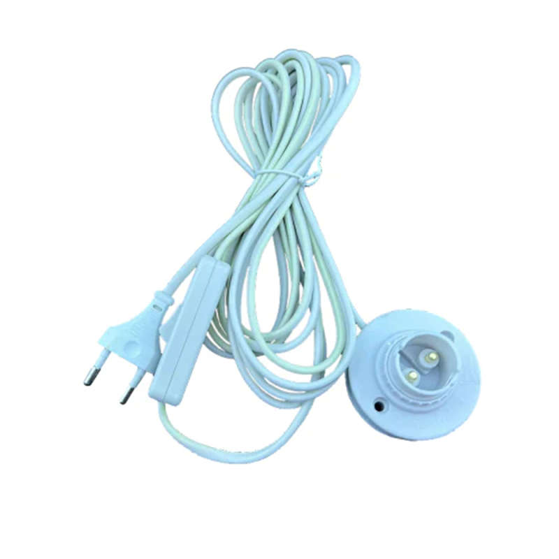Multifunctional B22 Screw Lamp Holder Power Cord 5M Line
