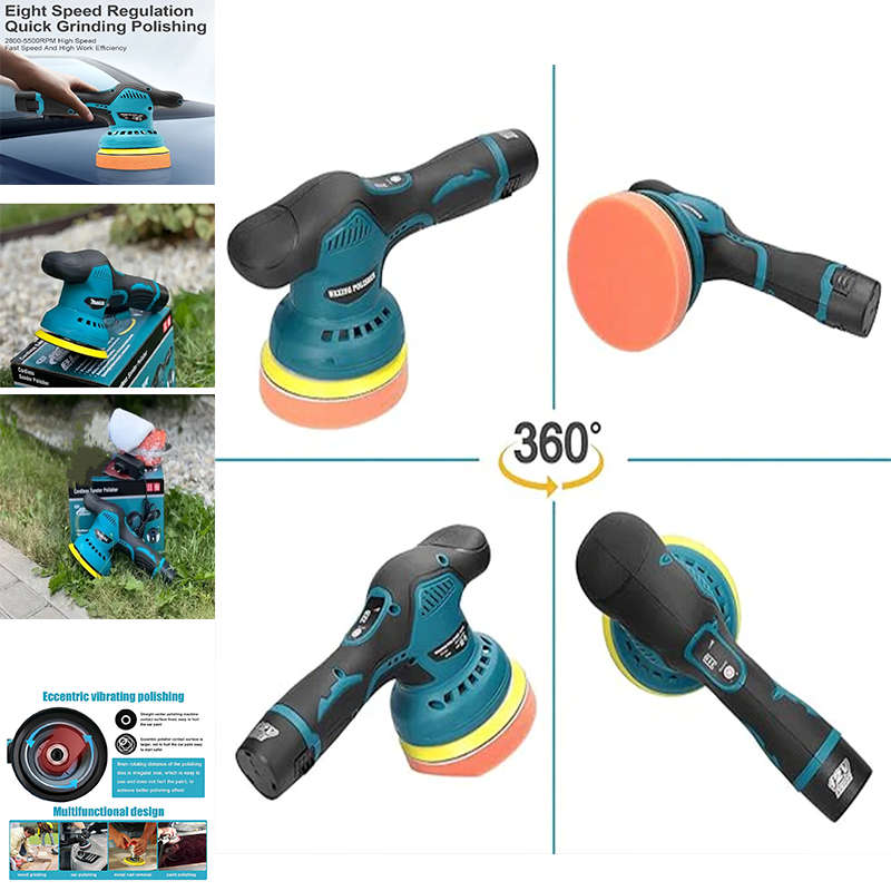 Exquisite Portable Drillless Polisher Cordless Sander