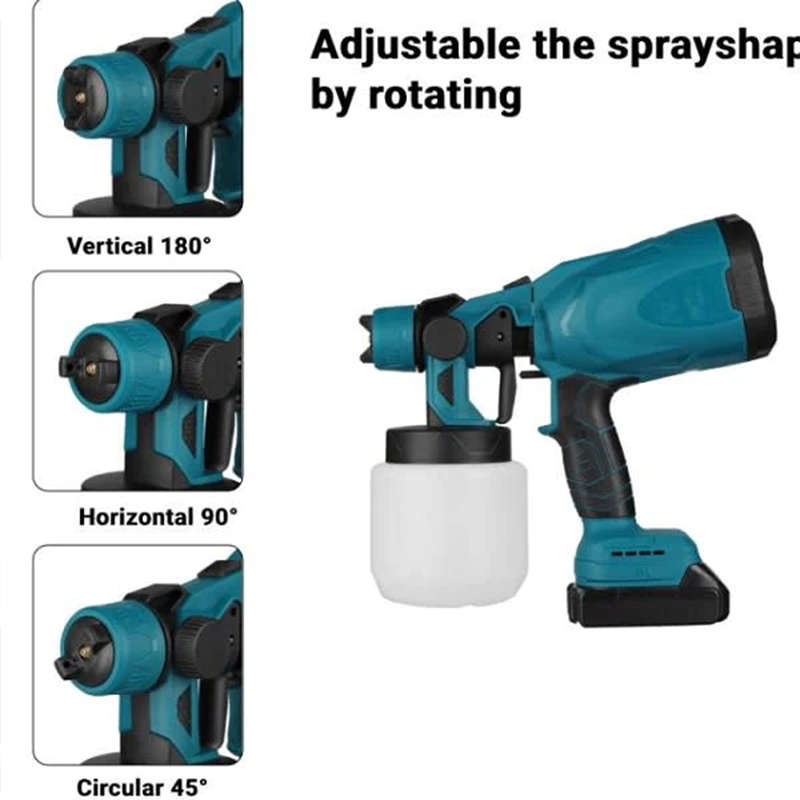 Multifunctional And Exquisite Portable Cordless Spray Gun 25V 15000mah Battery