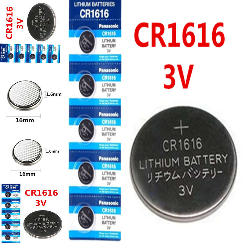 Affordable and durable CR1616 3V Lithium Battery 5pcs